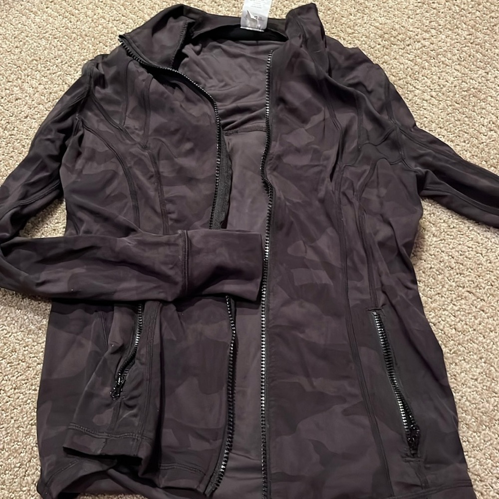 lulu dupe define jacket black camo